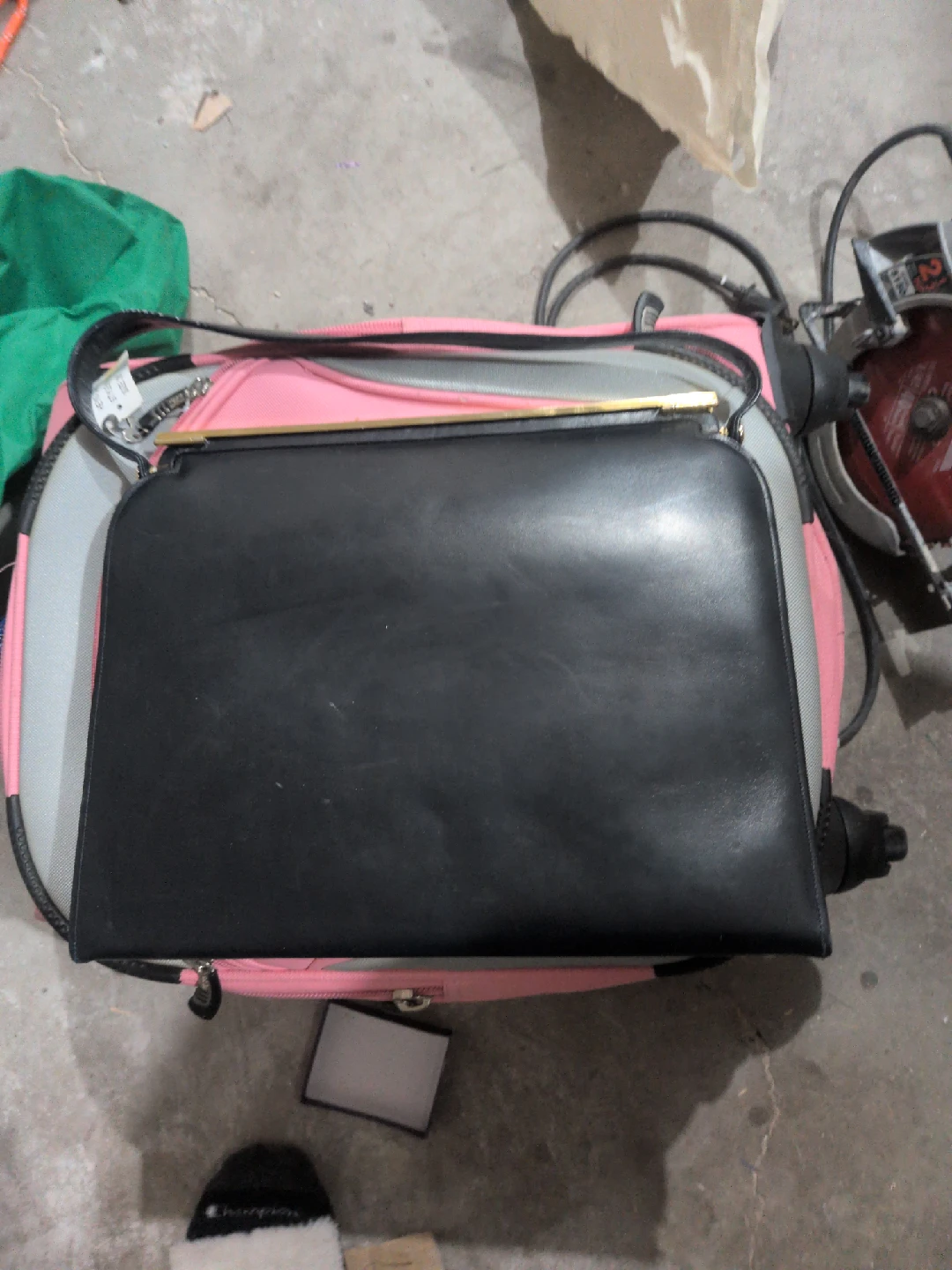 Erna M. Wertheim Black Leather Handbag - photo 2
