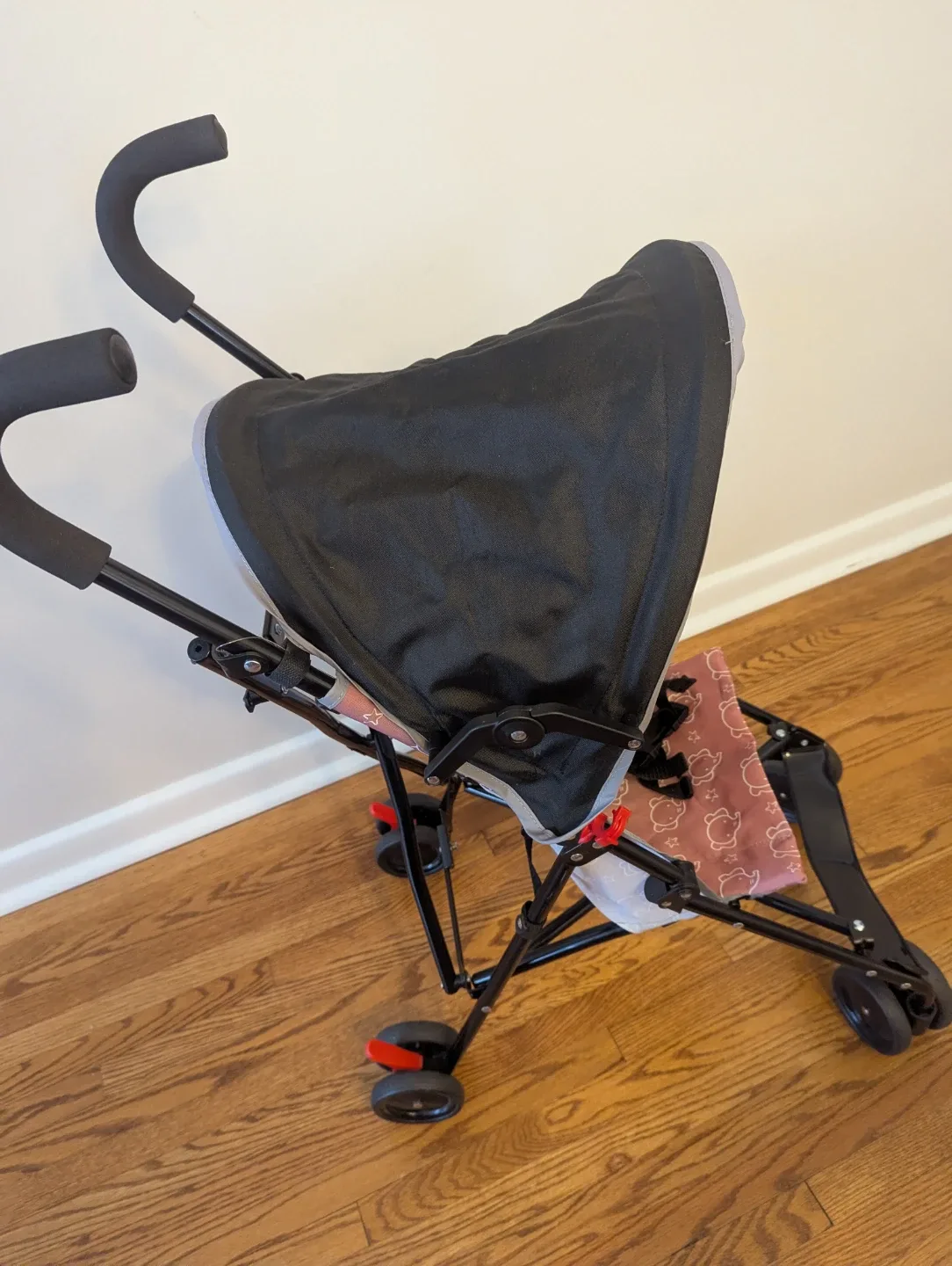 Umbrella Stroller - Black and Pink🥕 image indicator(2)
