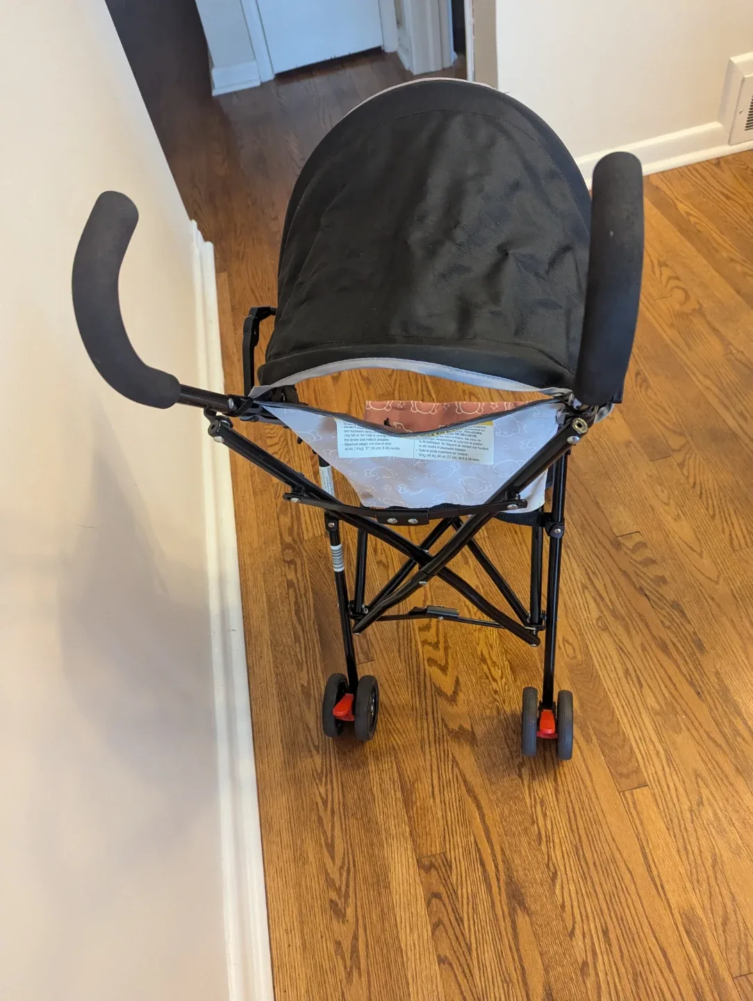 Umbrella Stroller - Black and Pink🥕 image indicator(3)