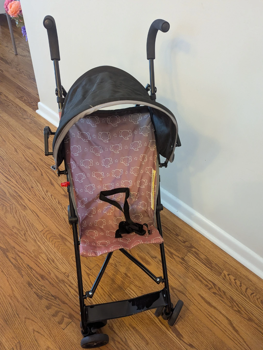 Umbrella Stroller - Black and Pink🥕 - photo 5