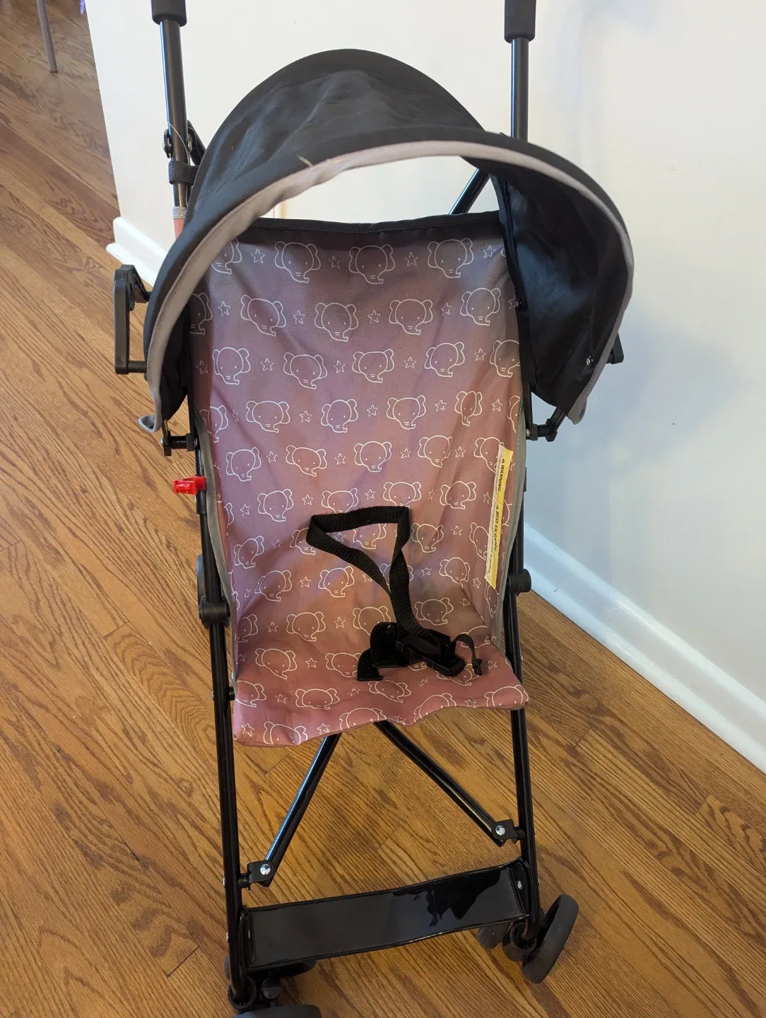Umbrella Stroller - Black and Pink🥕 image indicator(6)