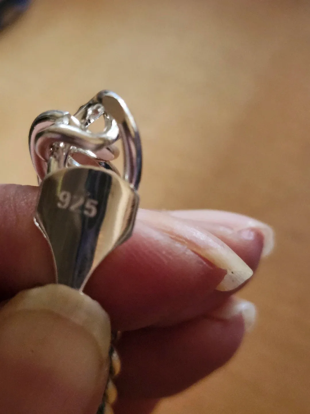 Silver Plated Bracelet Marked 925 image indicator(2)