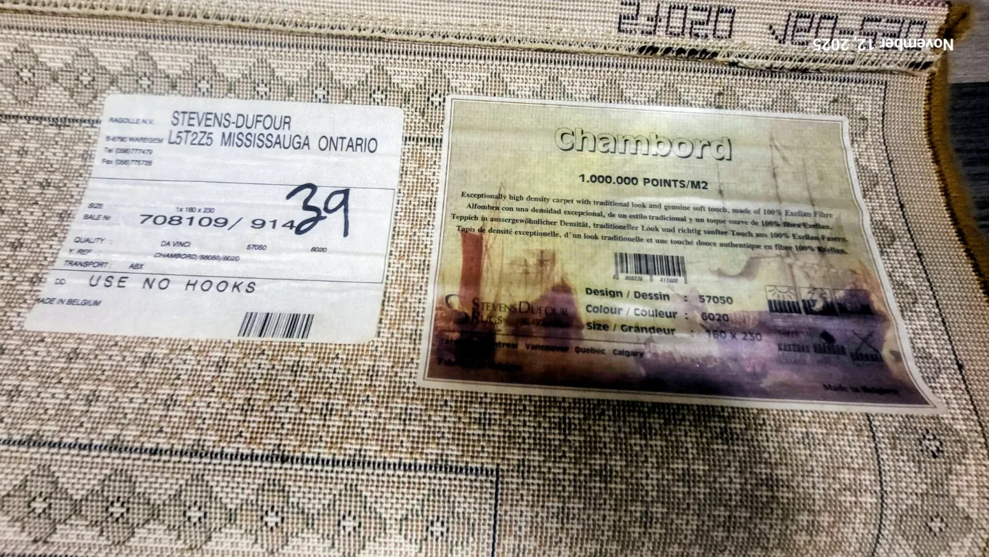 Stevens-Dufour Chambord Rug 160 x 230 image indicator(4)