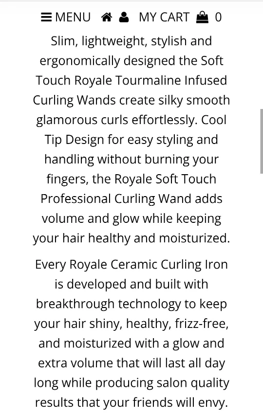 Curling wand 25/18 purple - photo 3