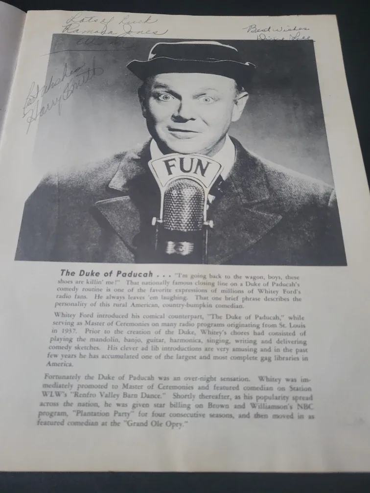 Grand Ole Opry Souvenir Picture Program image indicator(4)