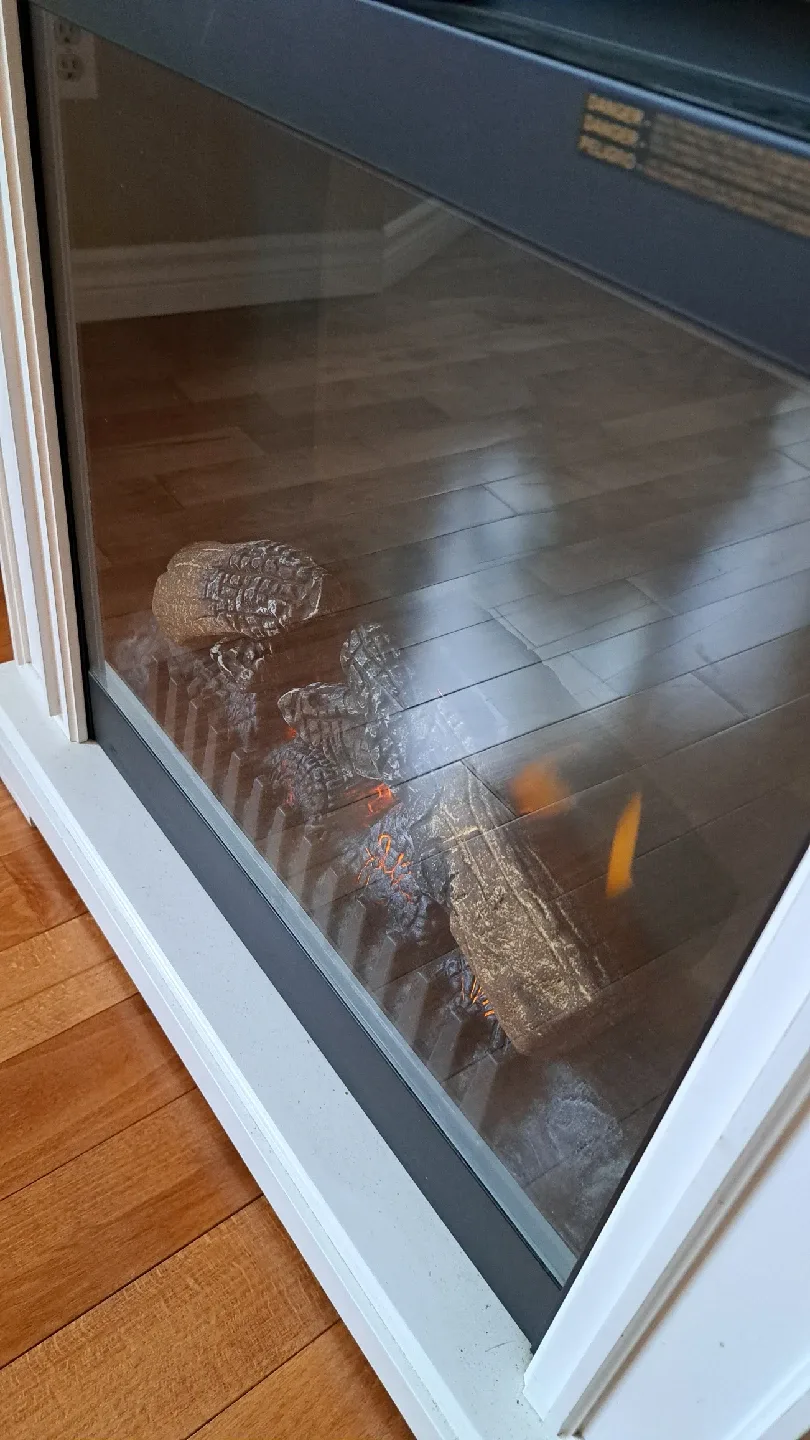 White Electric Fireplace - 31.5"W x 37.25"H x D9.5" image indicator(4)