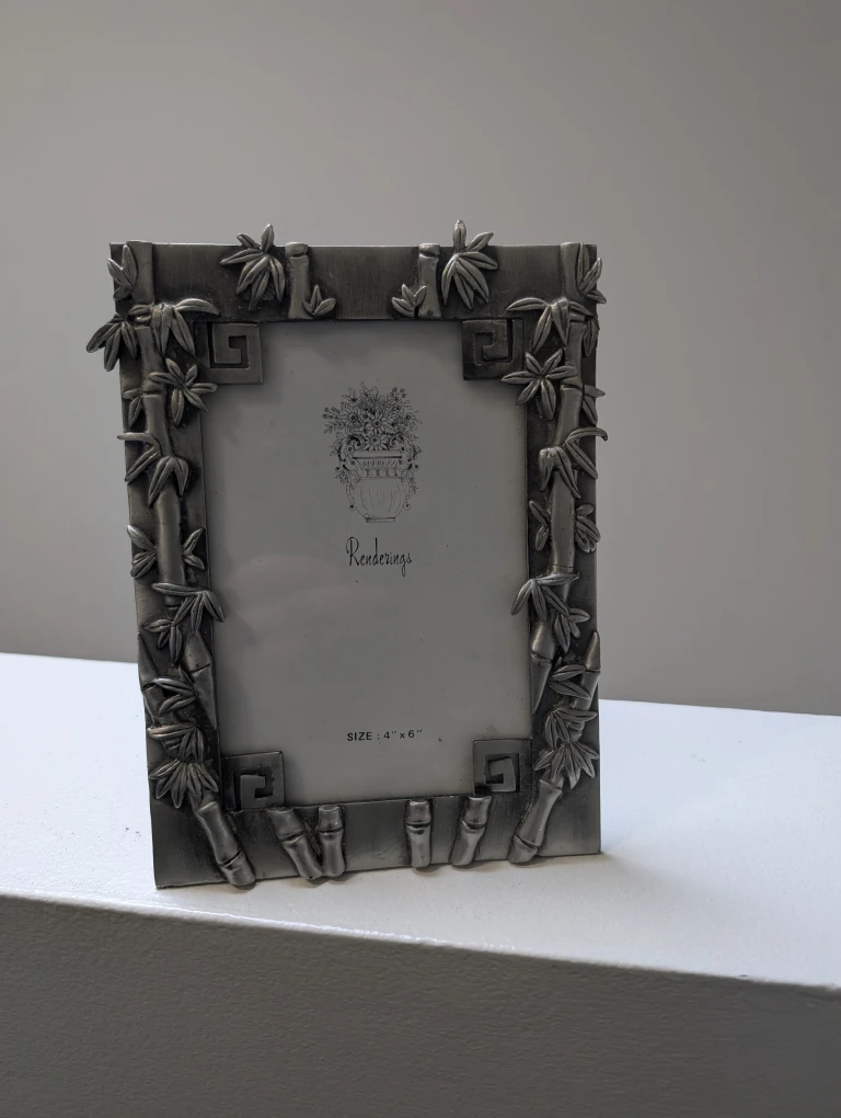 Bamboo design 4x6 Picture Frame - photo 2