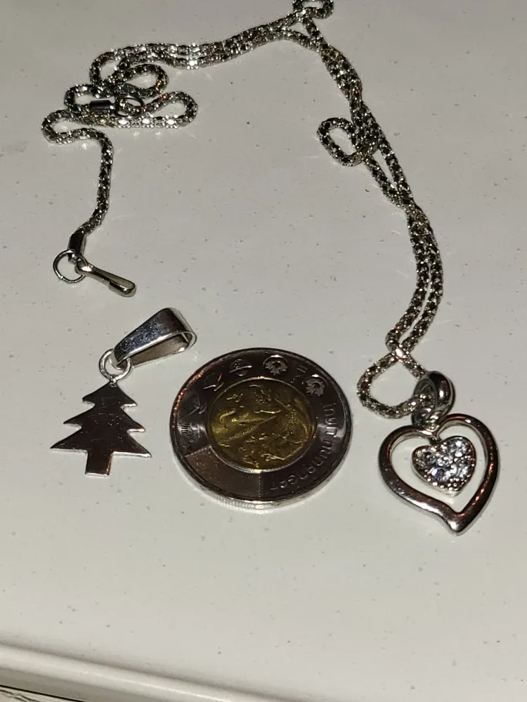 Heart & Tree Pendant Necklace Set image indicator(2)