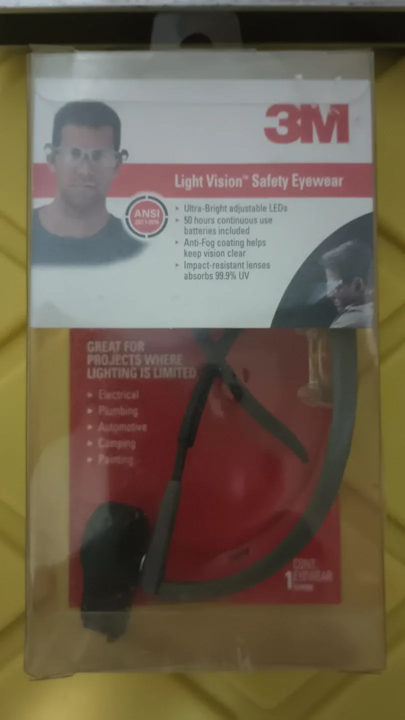 Empire 24" Magnetic Aluminum Level + light vision safety glasses image indicator(3)