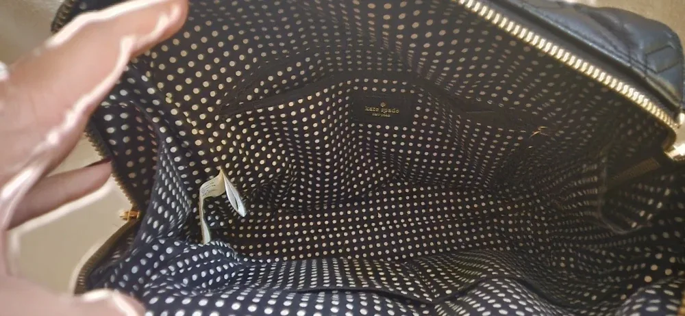 Kate Spade Black Quilted Satchel image indicator(5)