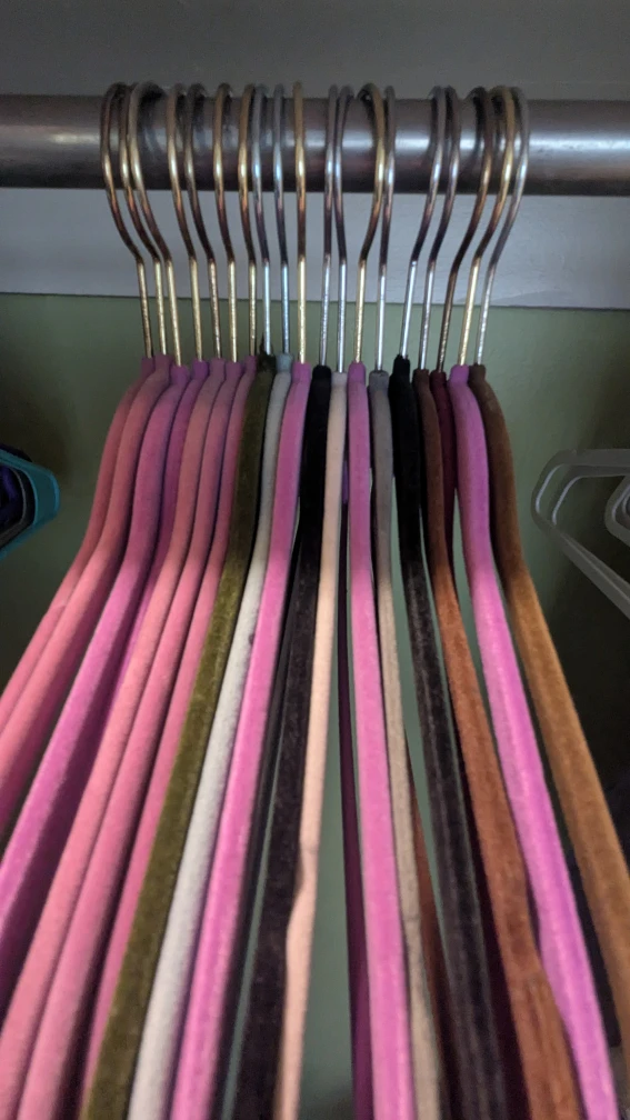 Velvet Clothes Hangers - 20 count