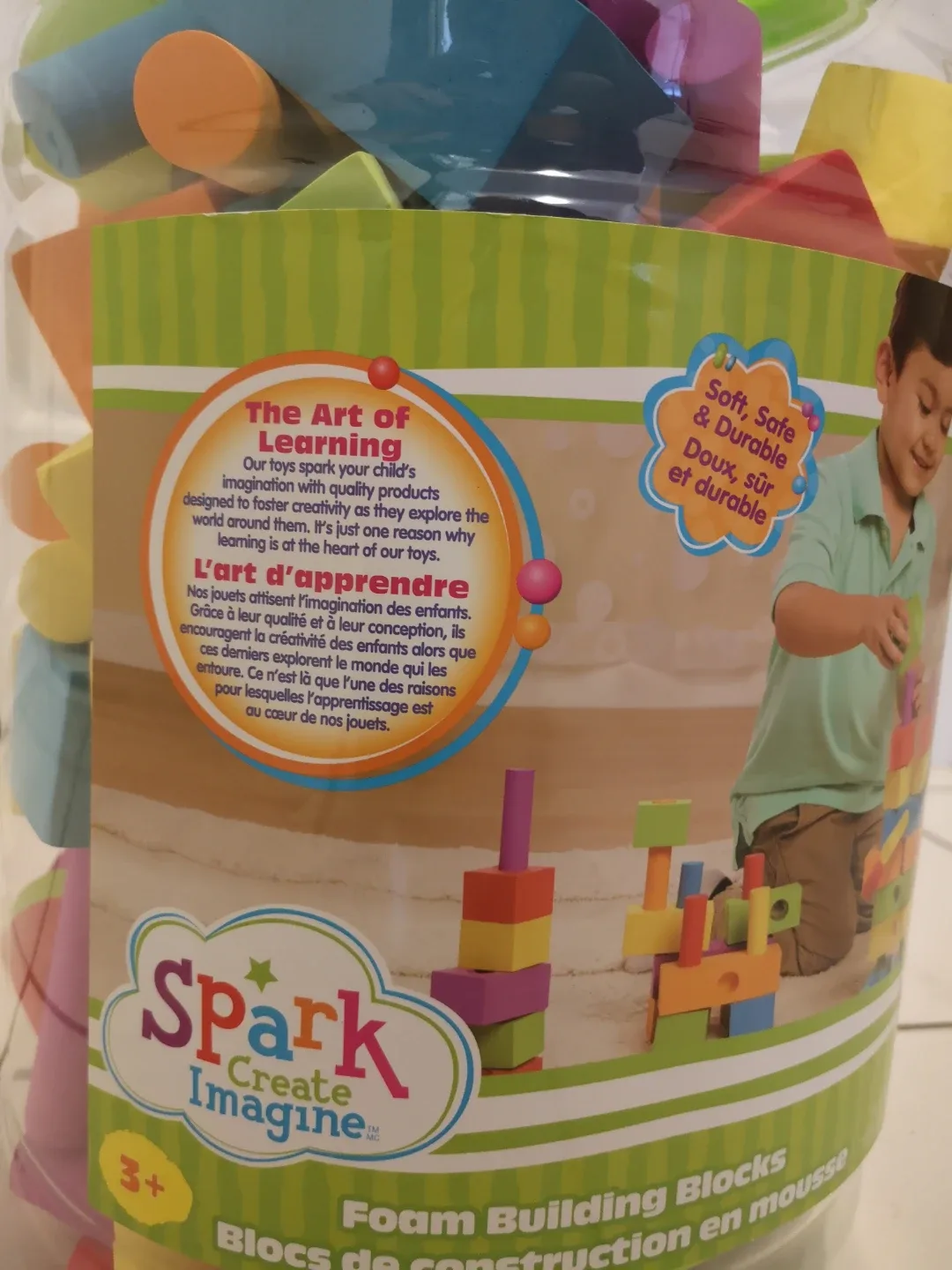 Spark Create Imagine Foam Building Blocks - 100 Pieces image indicator(3)