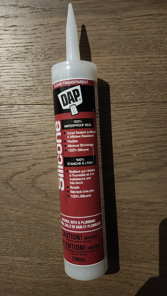 DAP Kitchen/Bath Clear Silicone Sealant