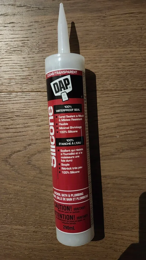 DAP Kitchen/Bath Clear Silicone Sealant
