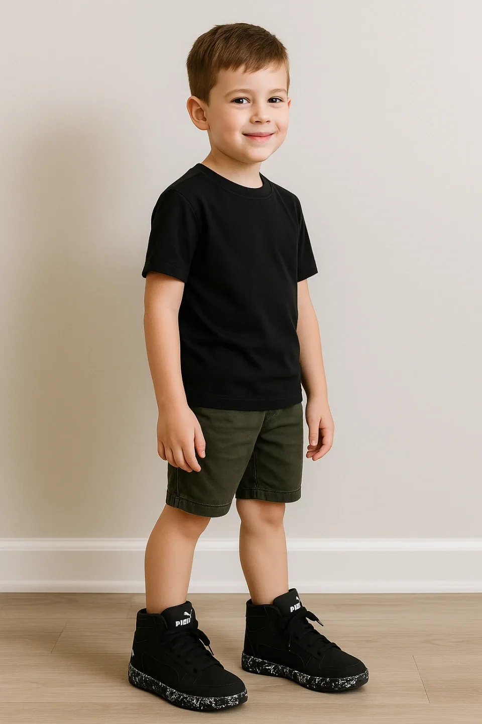 PUMA Rebound Layup  Black Marble Sole Sneakers Size 6.5 image indicator(5)