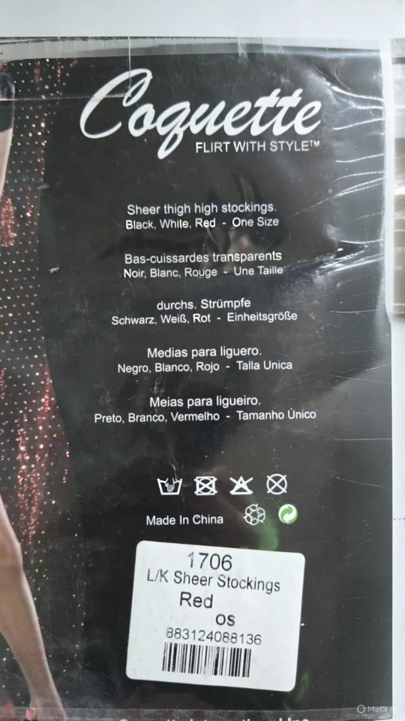 Coquette Sheer Thigh High Stockings image indicator(2)