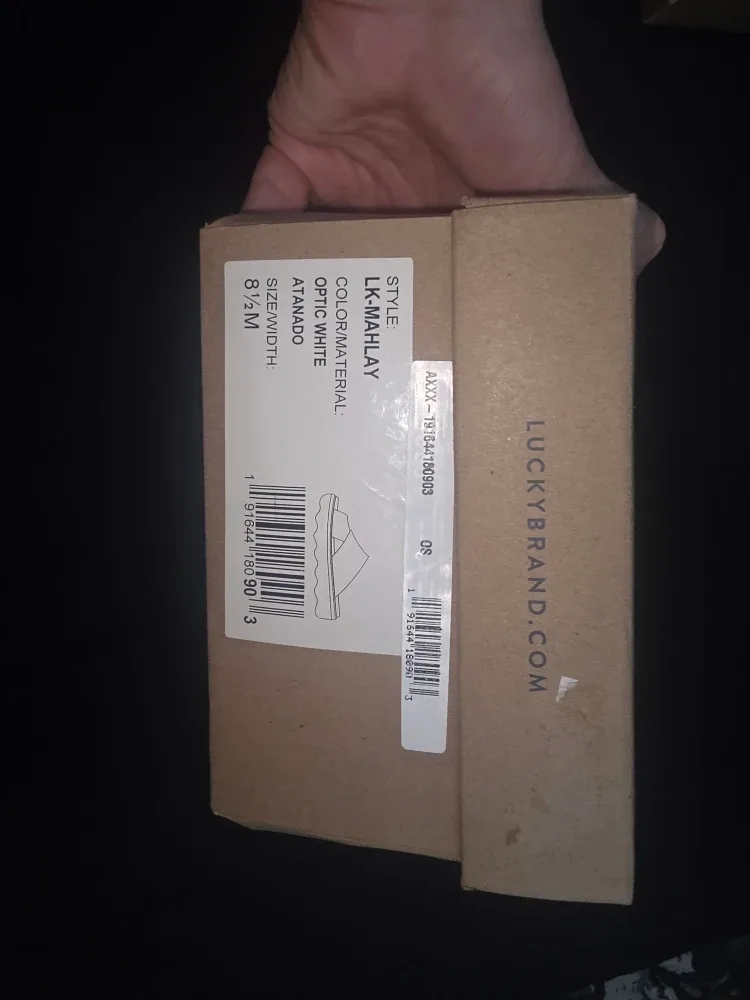 New Lucky Brand LK-Mahlay White Sandals - Size 8.5 image indicator(5)