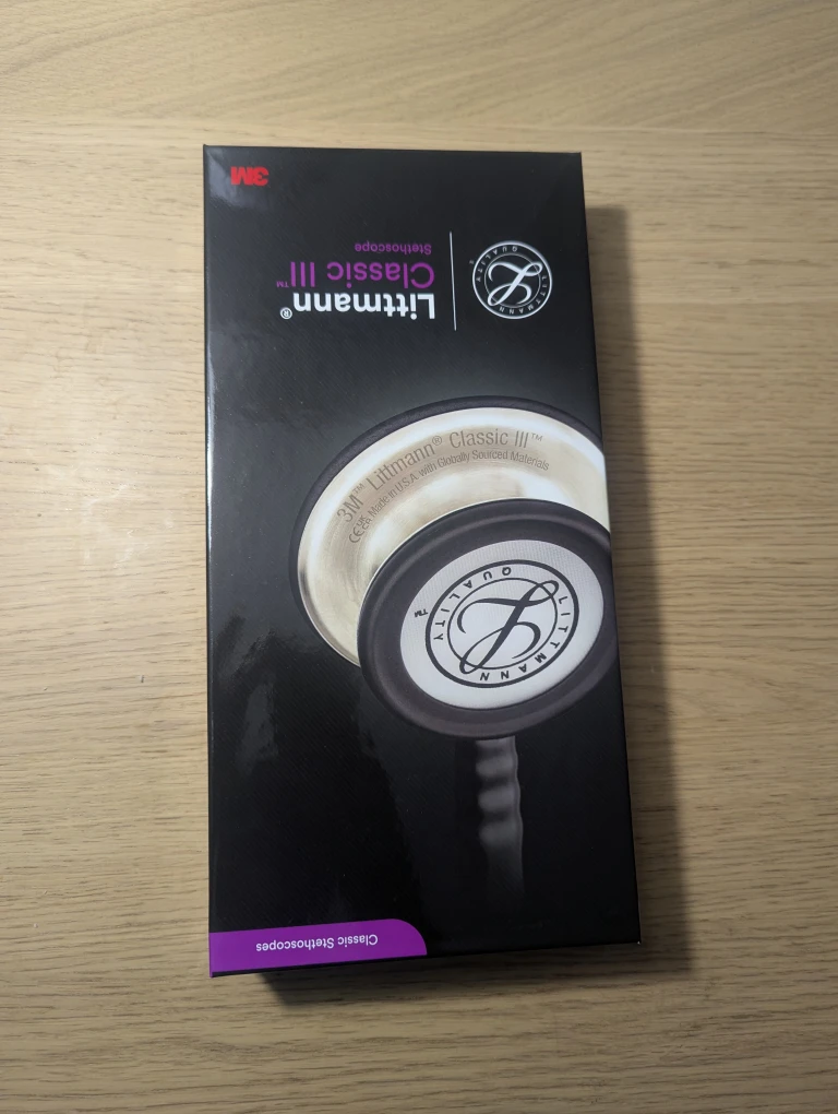 New 3M Littmann Classic III Stethoscope - Black