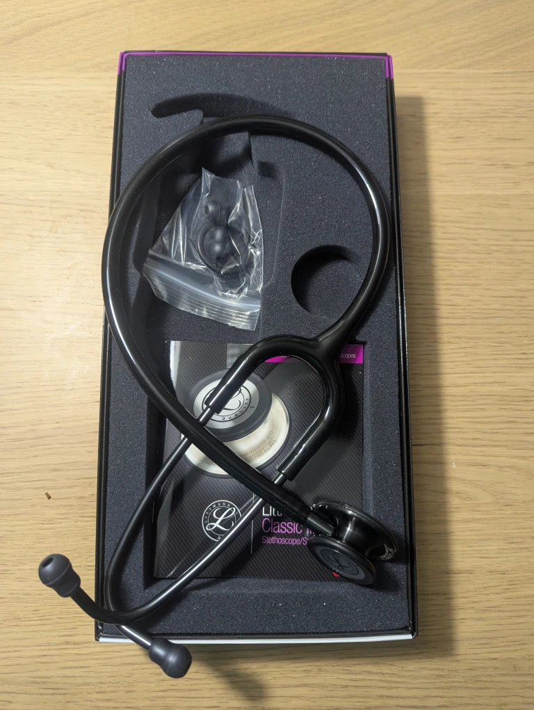 New 3M Littmann Classic III Stethoscope - Black - photo 3