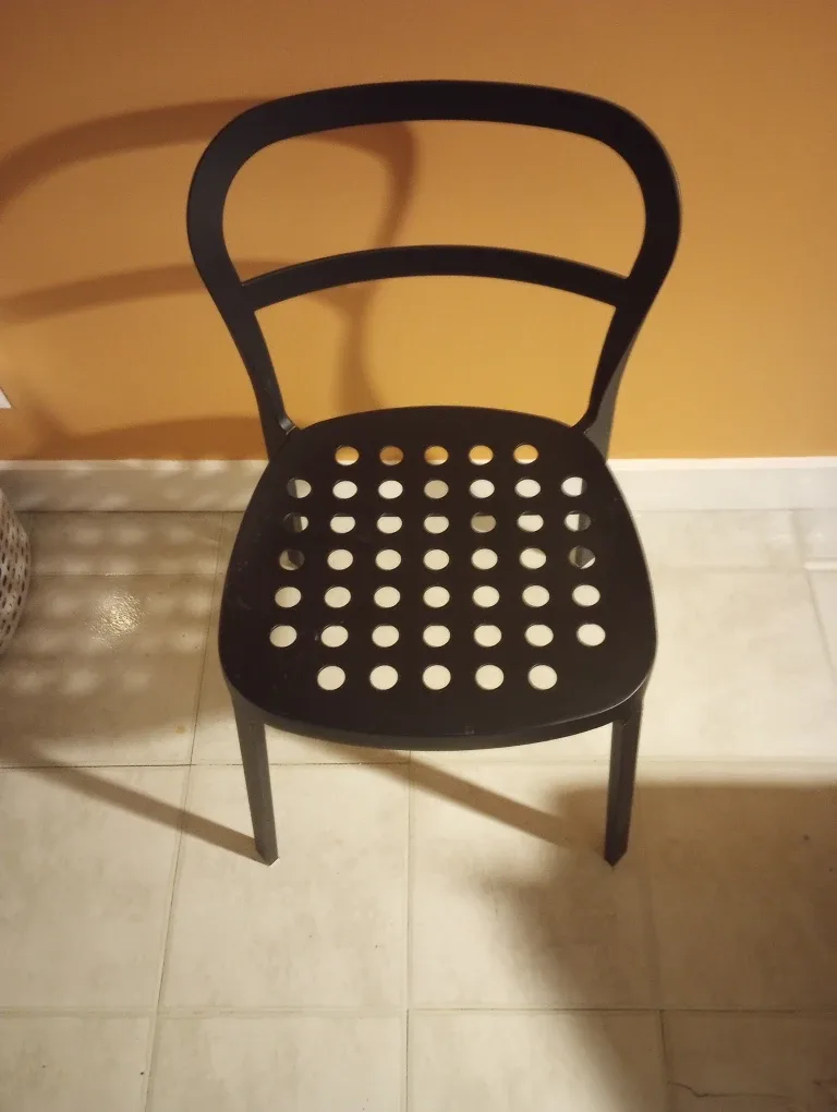 IKEA Reidar Aluminum Chair - Black image indicator(3)