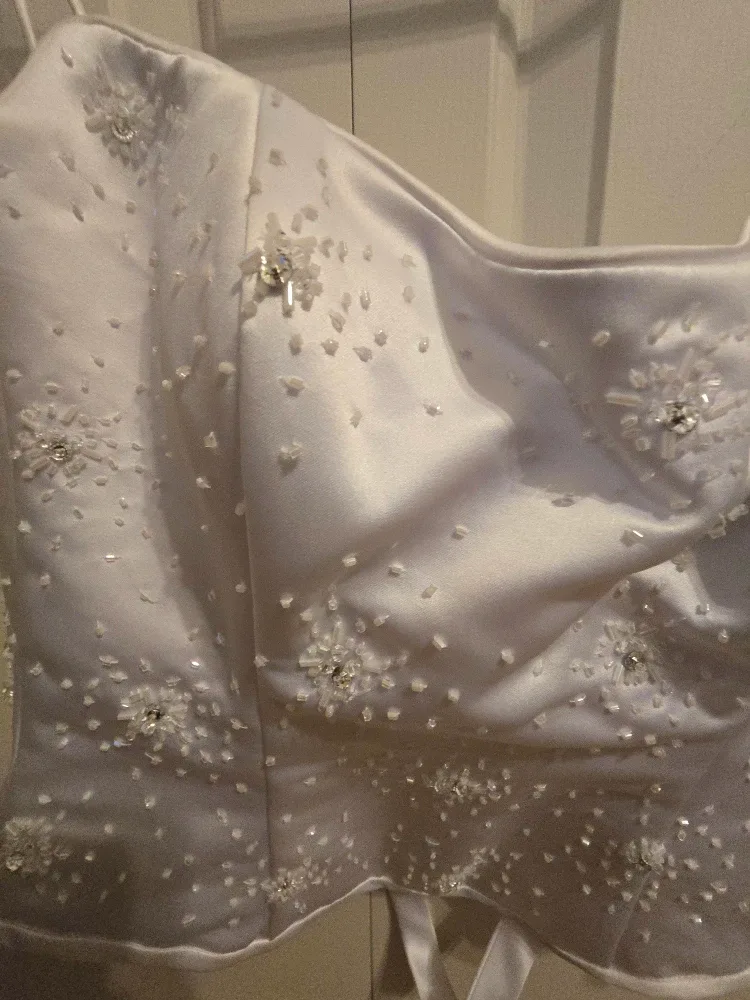 White Wedding Dress - Size 8 image indicator(3)