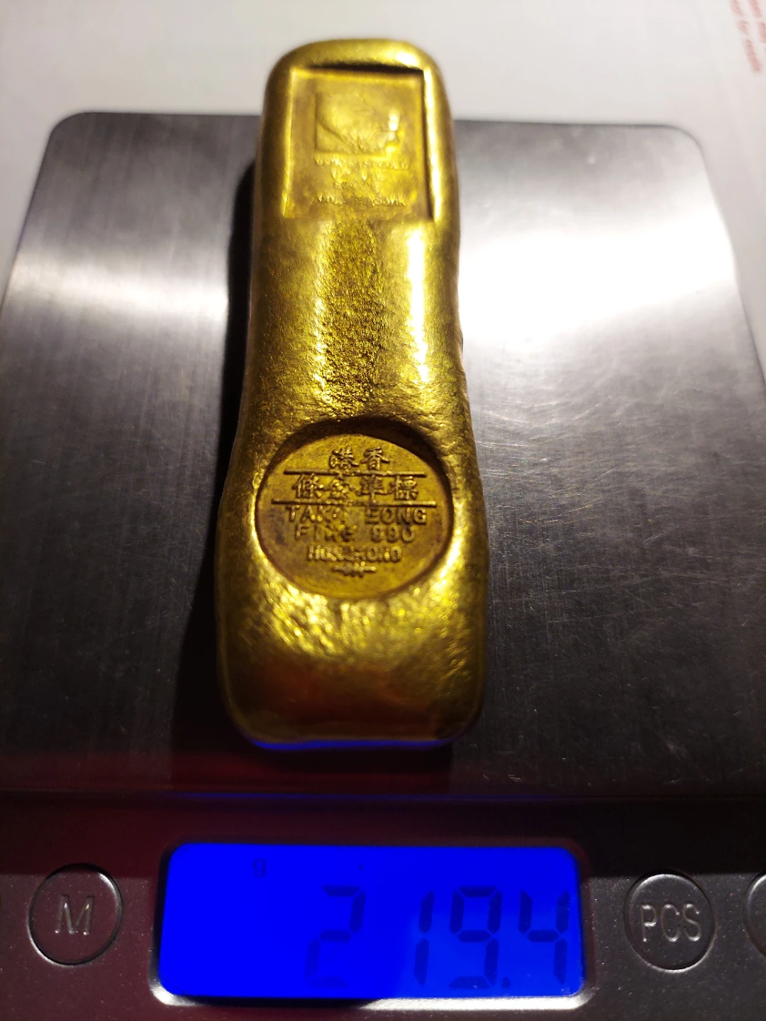 999.9 Fine Gold Bar Plated ** TAI FOOK HONG KONG