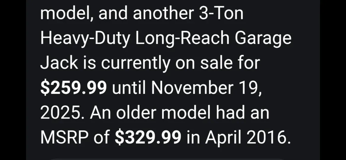 Eliminator 3 Ton Quick Lift Garage Jack image indicator(5)