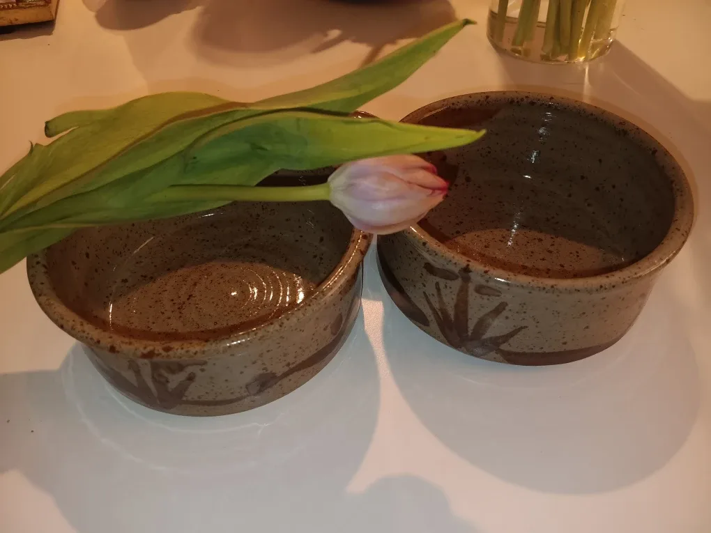 Handmade Ceramic Bowls - Set of 2