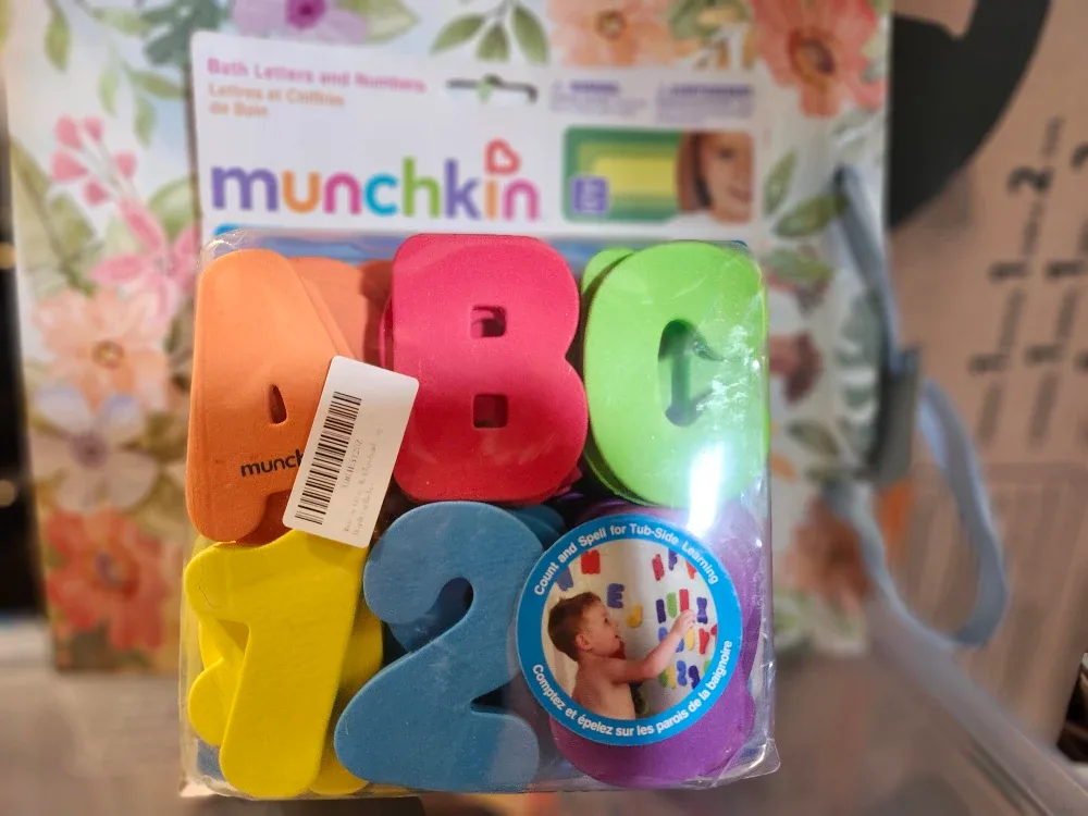 Munchkin Bath Letters and Numbers - New