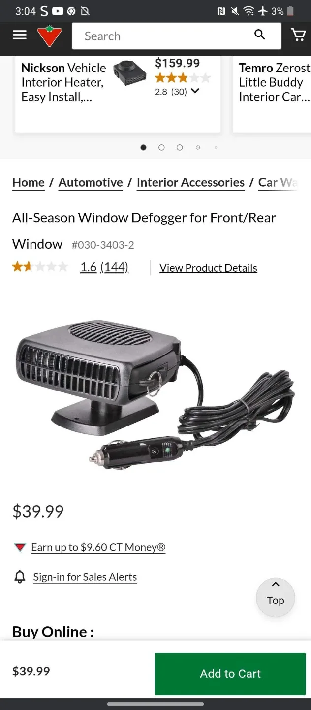 Window deffogger for car image indicator(2)