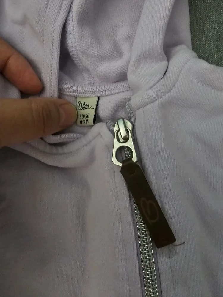 Lilac Baby Onesie 0-3M image indicator(3)