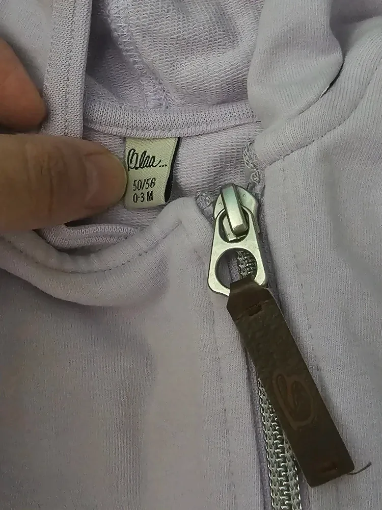 Lilac Baby Onesie 0-3M image indicator(4)