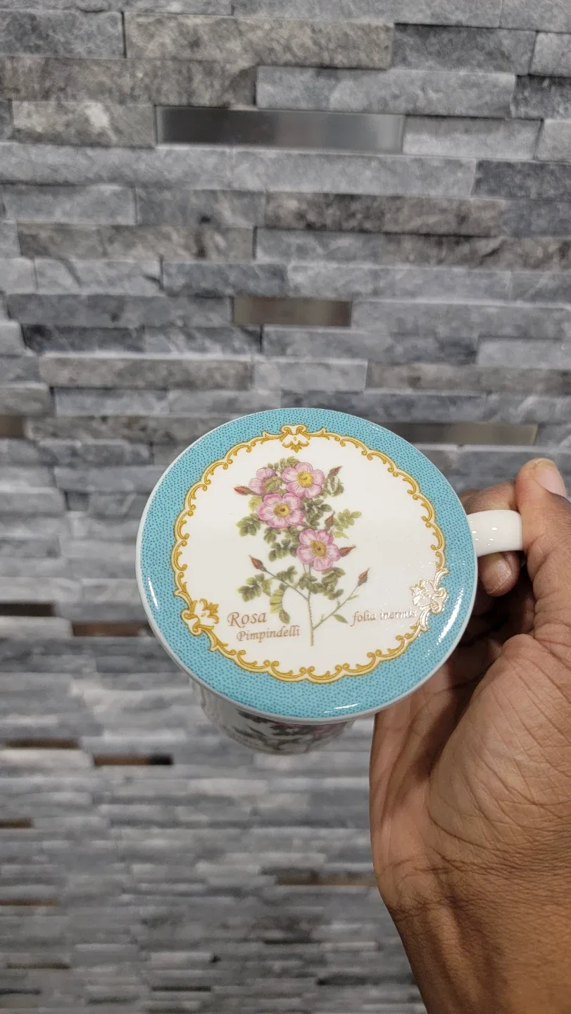 Royal Botanic Gardens Kew Rosa Pimpinellifolia Mug image indicator(2)