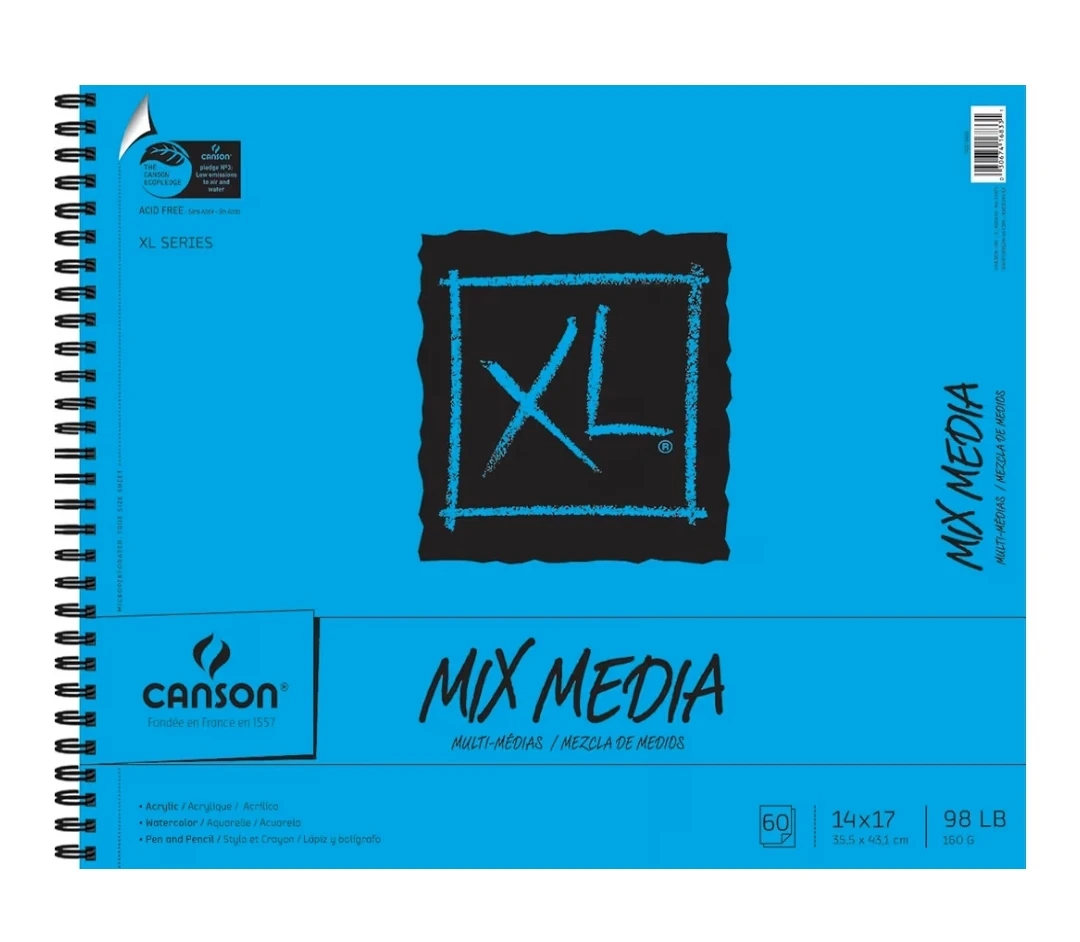Canson XL Mix Media Pad - 14 x 17 inches - photo 2