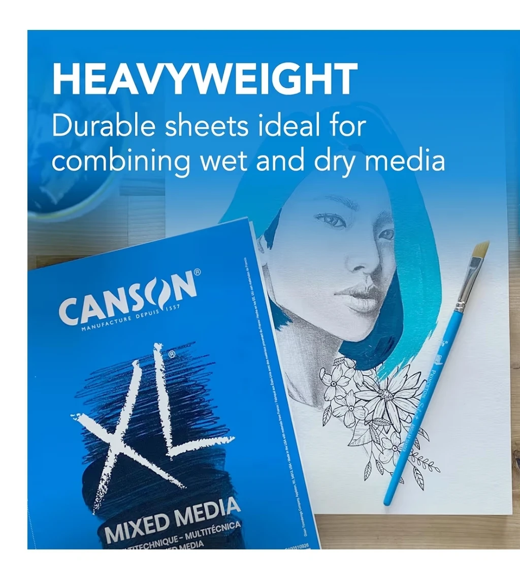 Canson XL Mix Media Pad - 14 x 17 inches - photo 3