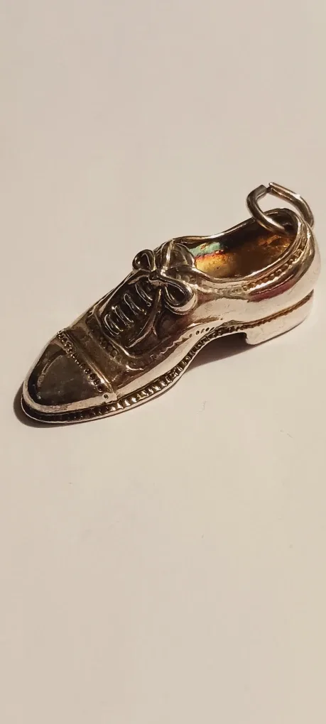 Beautiful Vintage Silver Shoe Charm image indicator(4)