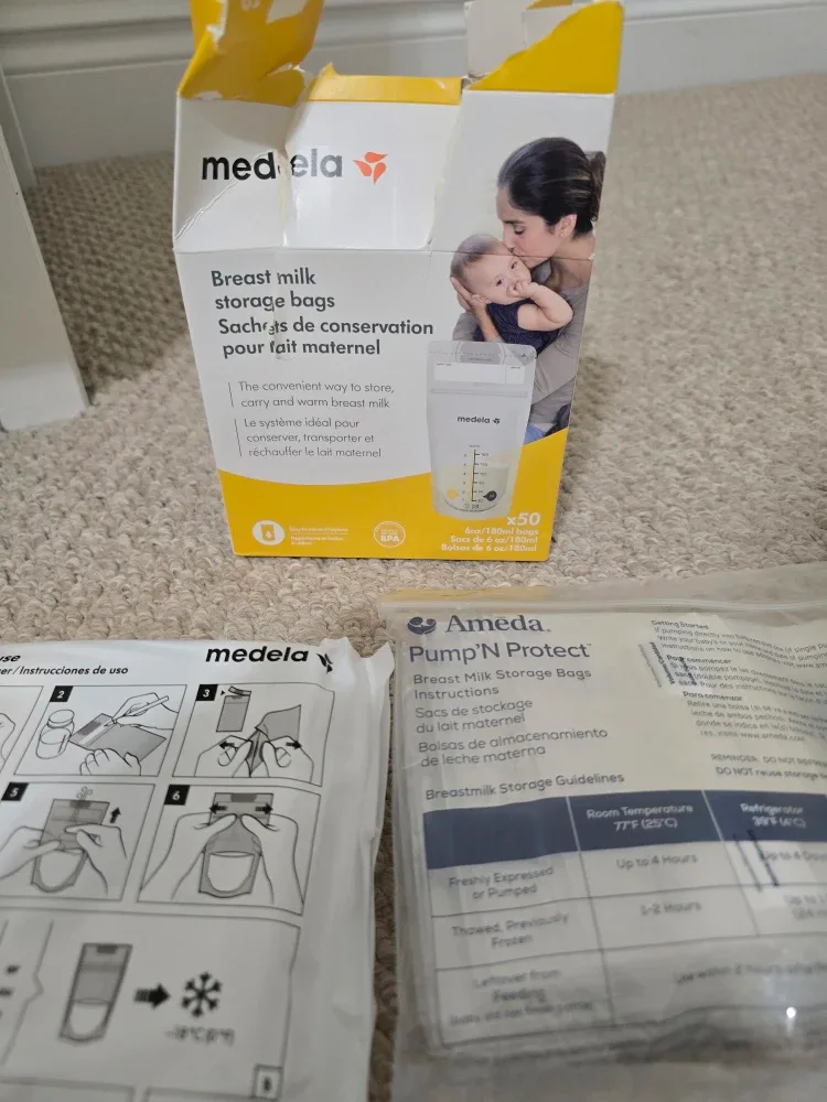 Medela Breast Milk Storage Bags, New, 100 image indicator(3)