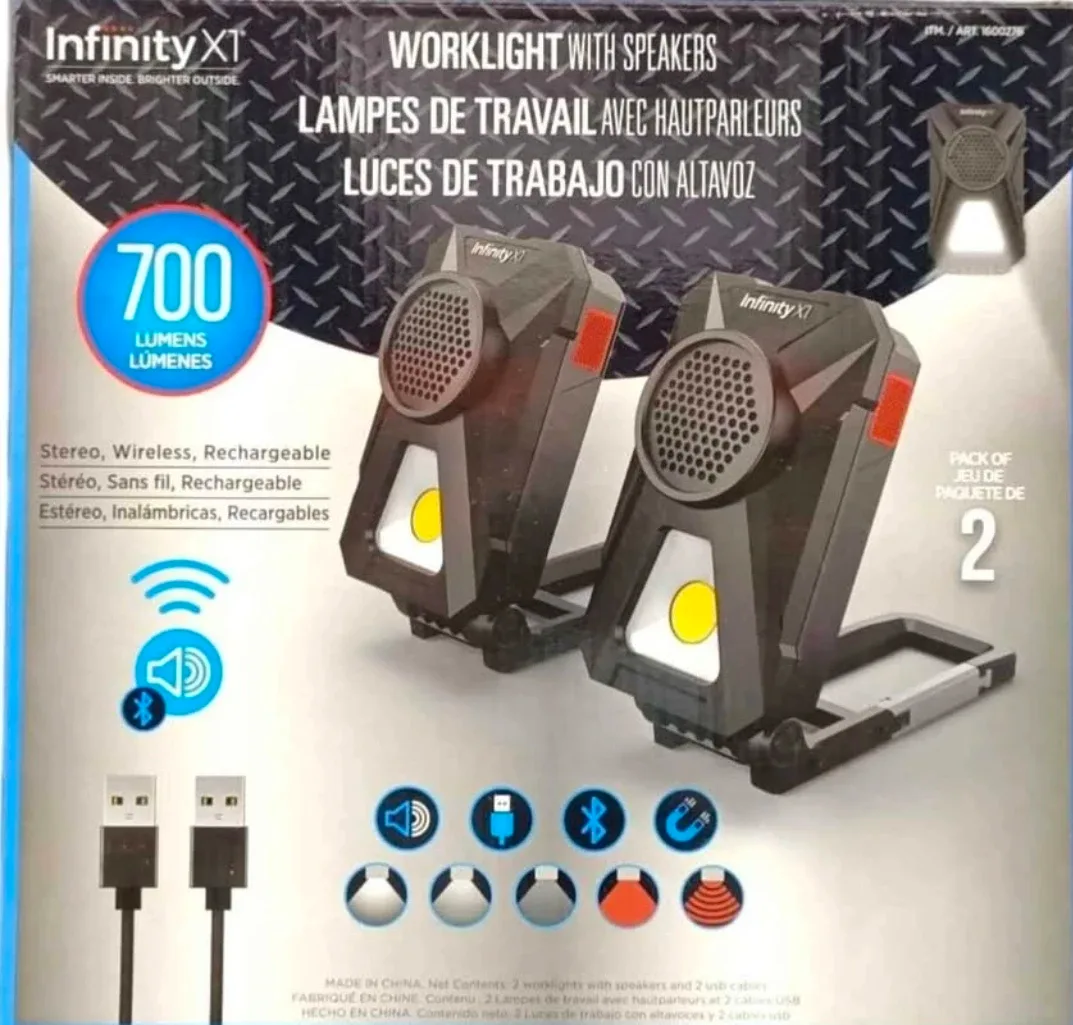 Infinity x1 bluetooth speaker work light 🥕