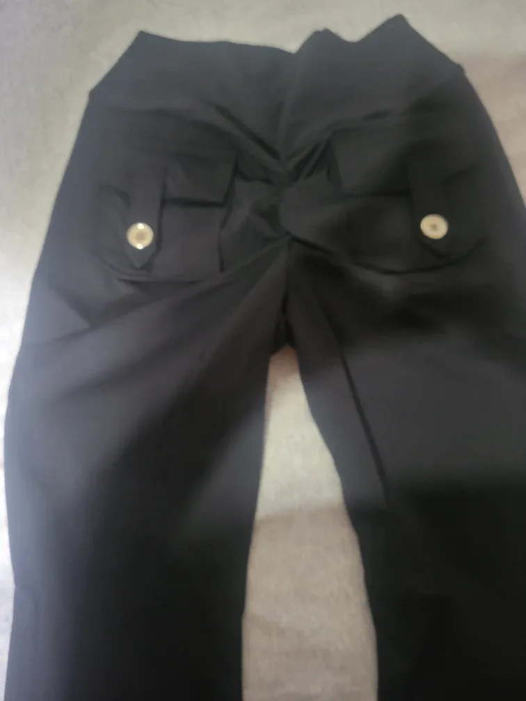 Black Flare Leggings - Size L thumbnail