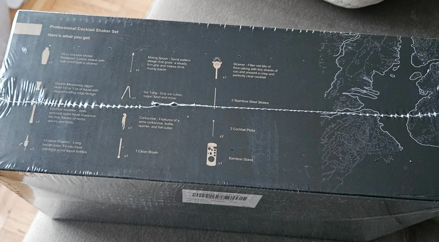 Kiessennsu Professional Cocktail Shaker Set - New in Box! image indicator(5)