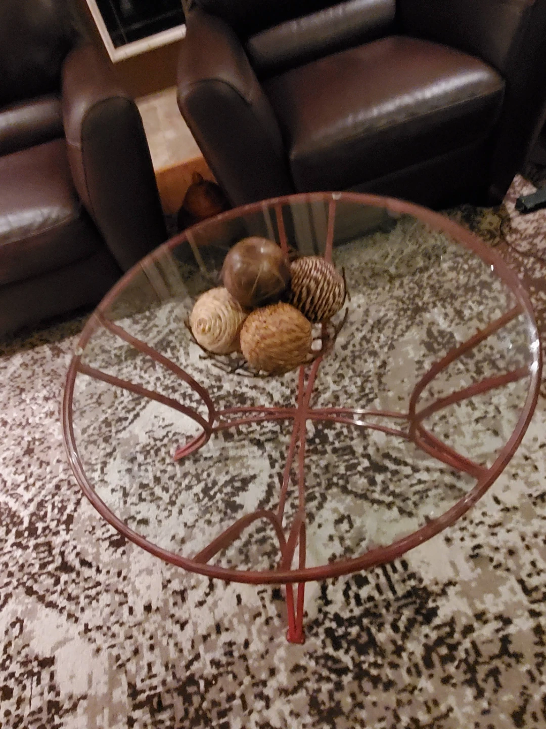 Round Glass Coffee Table - photo 3