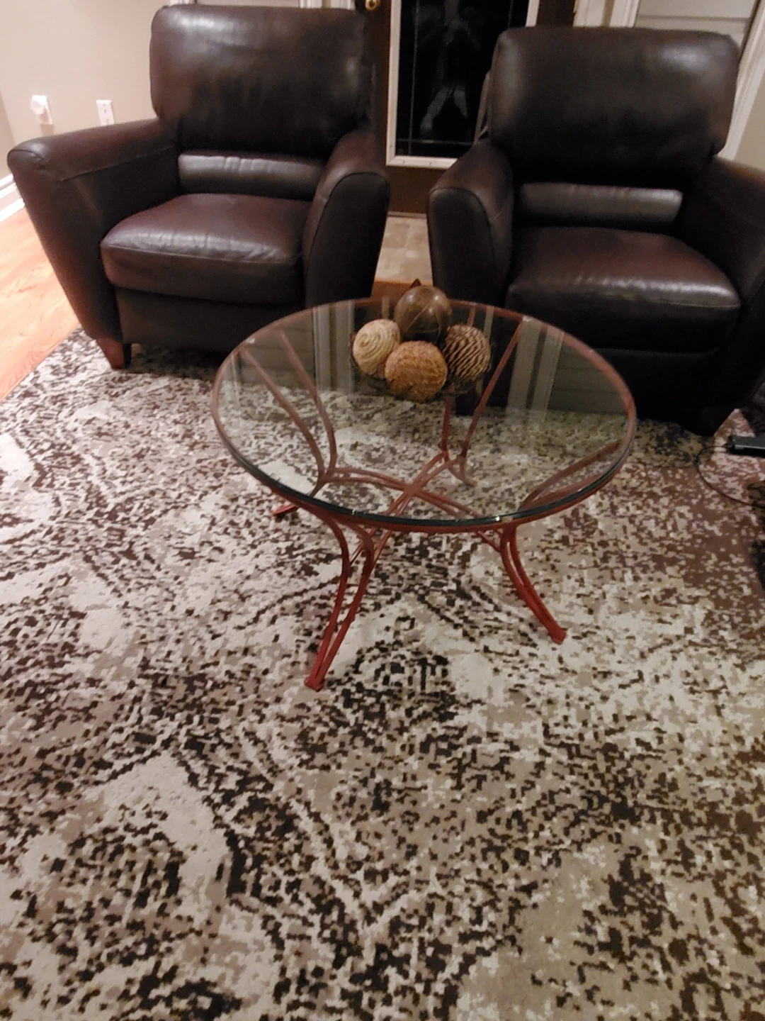 Round Glass Coffee Table - photo 4