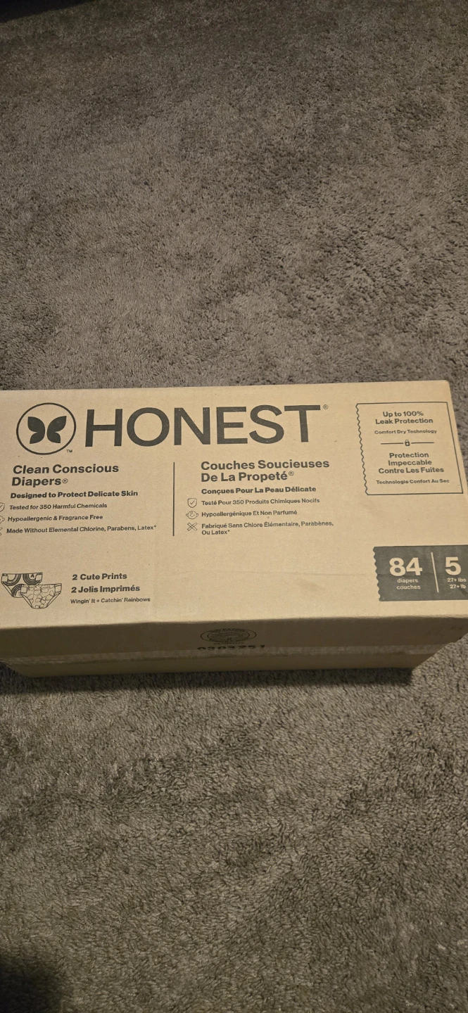 Honest Diapers Size 5 (84 Count) - photo 2