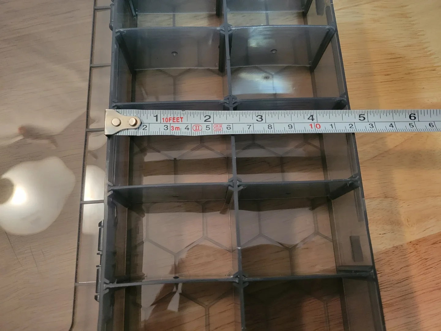 Gray Stackable Storage Container Box image indicator(7)