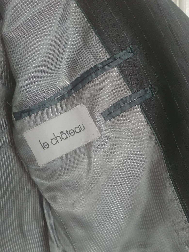 Le Chateau Men"s Pinstripe Suit - photo 3