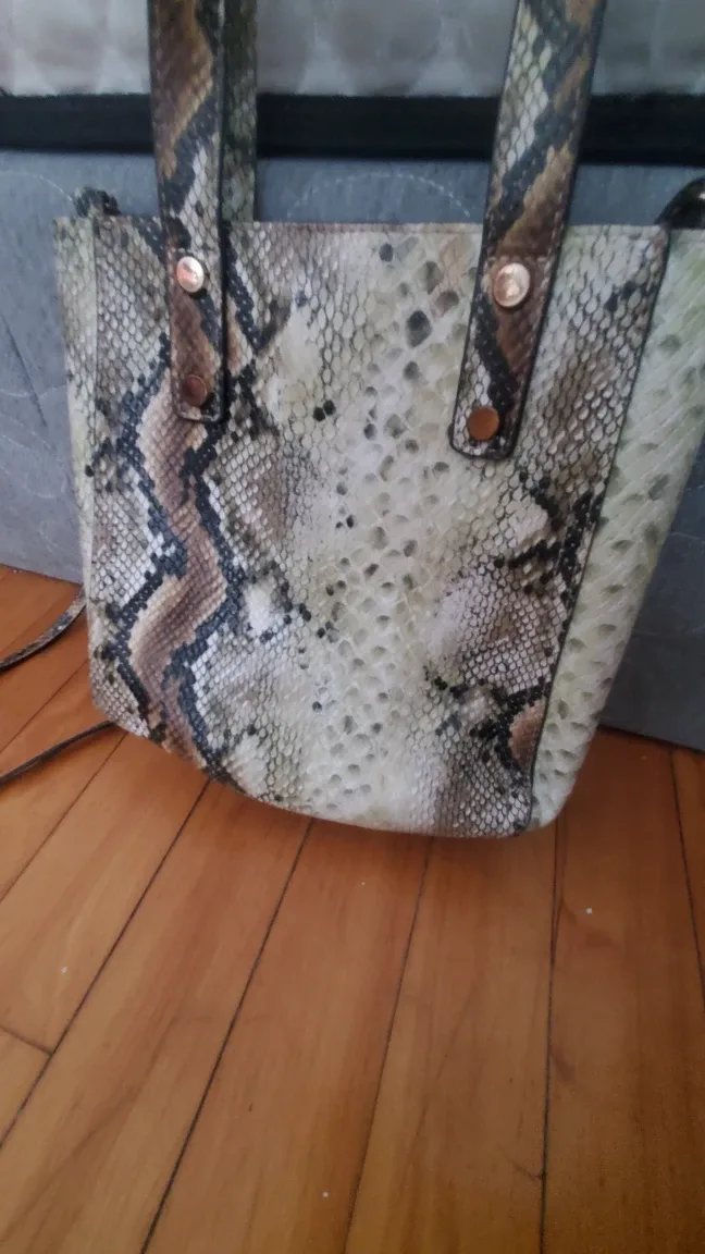 Sac à main motif serpent image indicator(2)