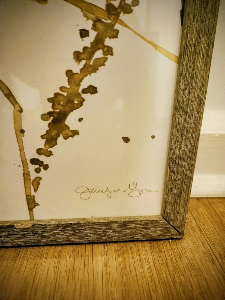 Jennifer Goldberger Framed and Artist-Signed Floral Wall Art image indicator(2)