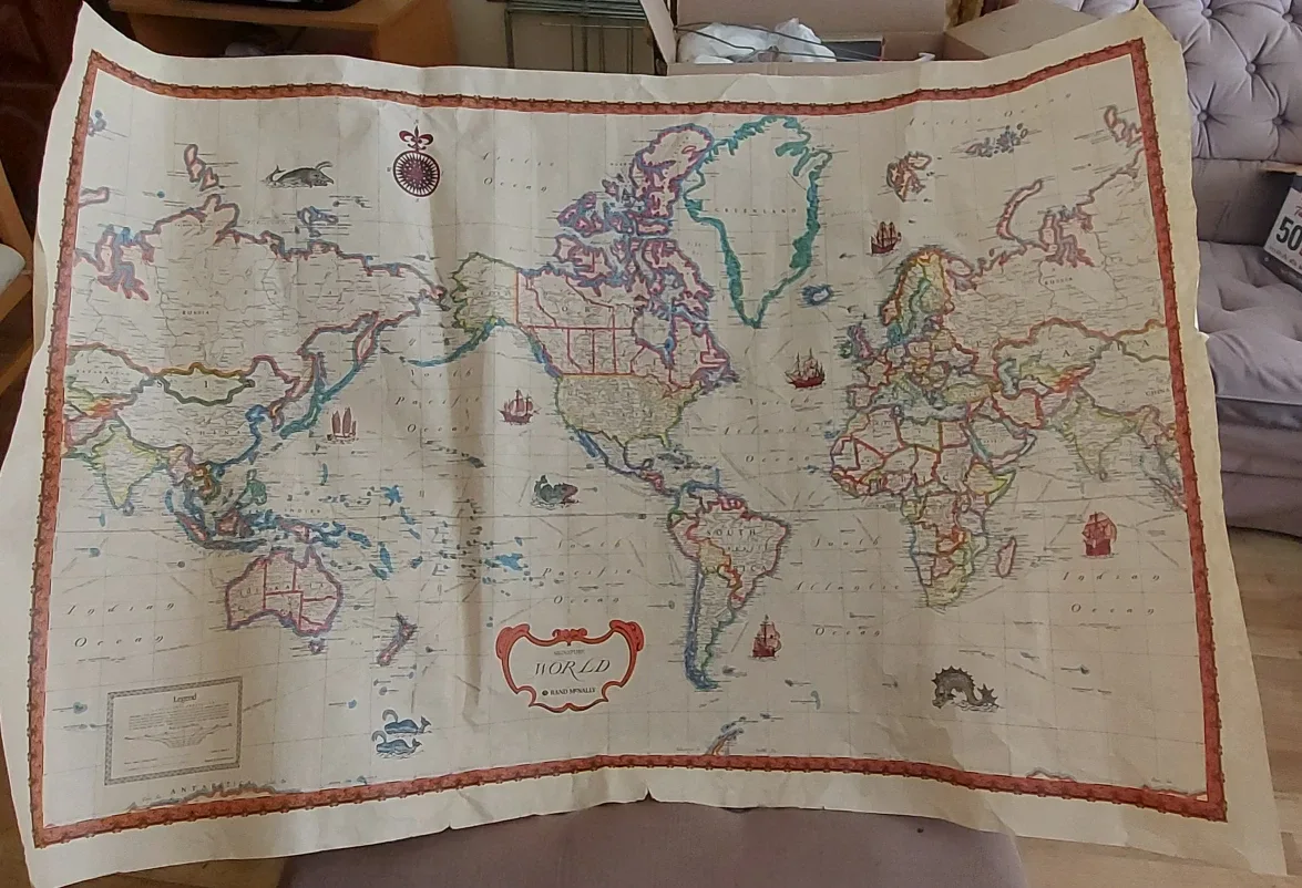 Rand McNally World Map
