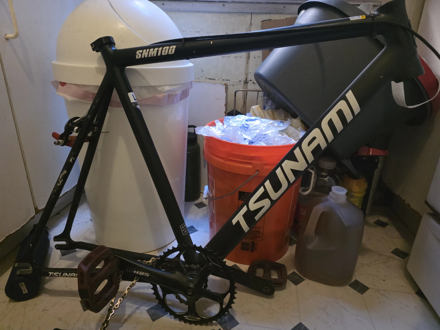 Tsunami SNM100 Black Bike Frame - photo 5