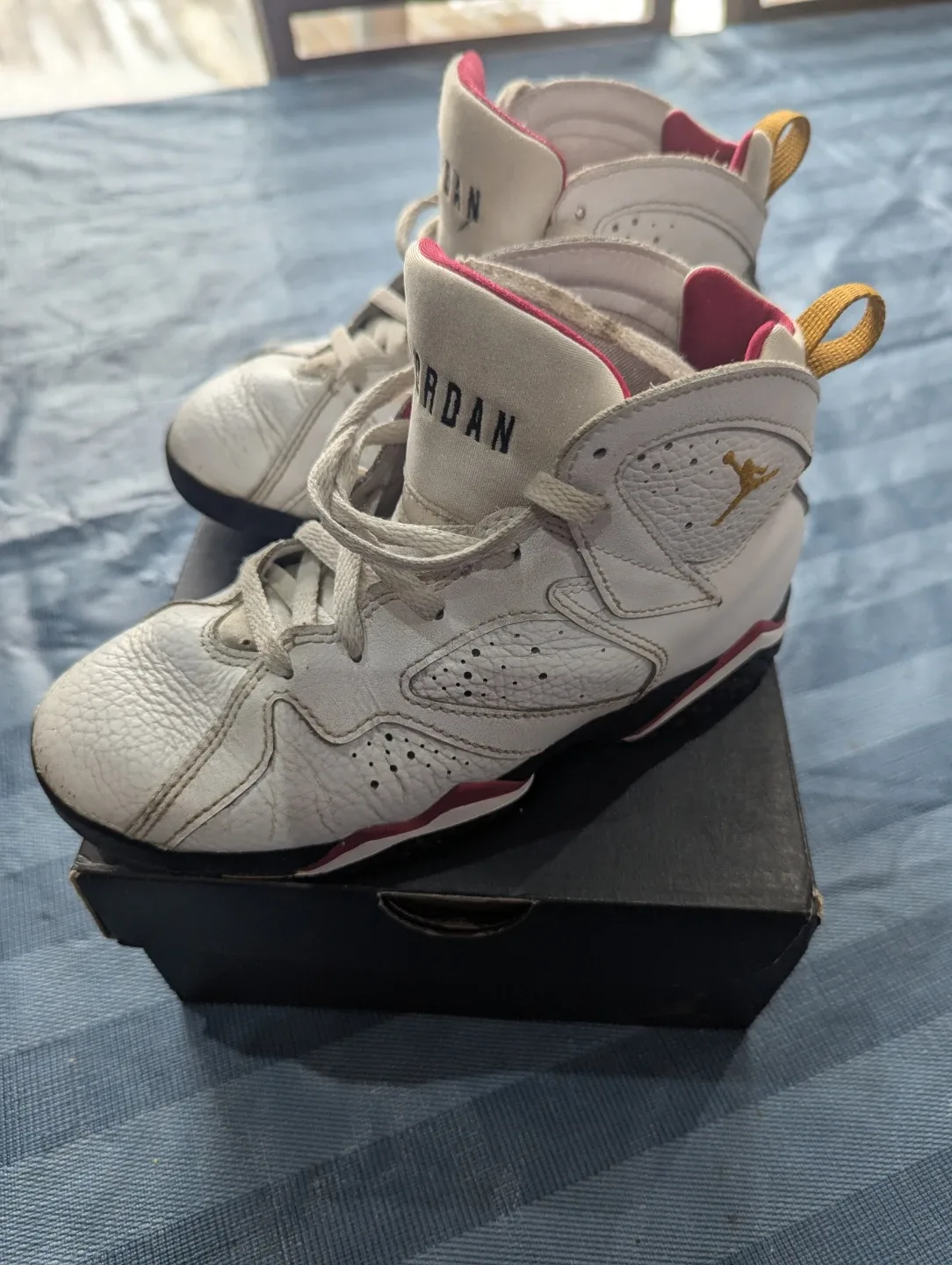 Air Jordan 7 Retro White Cardinal